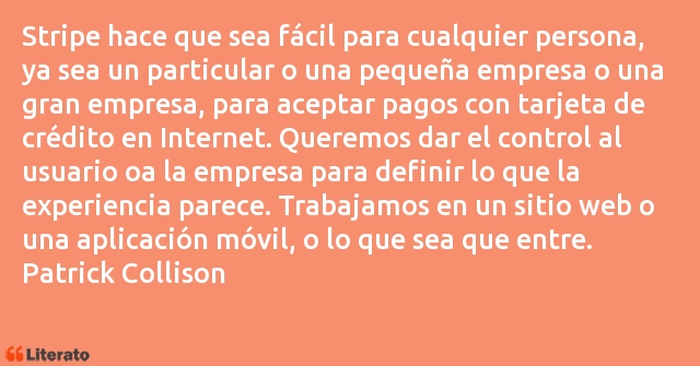 Frases de Patrick Collison