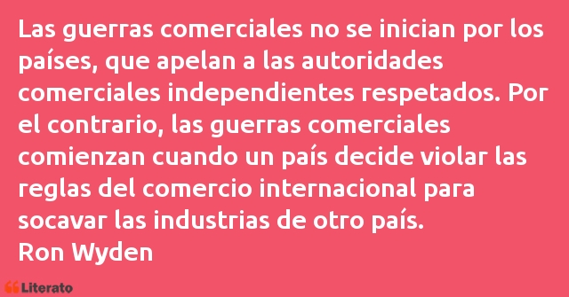 Frases de Ron Wyden