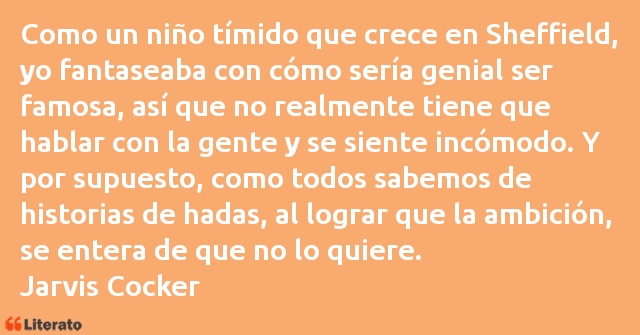 Frases de Jarvis Cocker