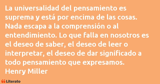 Frases de Henry Miller