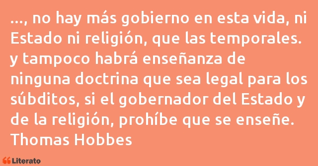 Frases de Thomas Hobbes