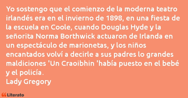 Frases de Lady Gregory