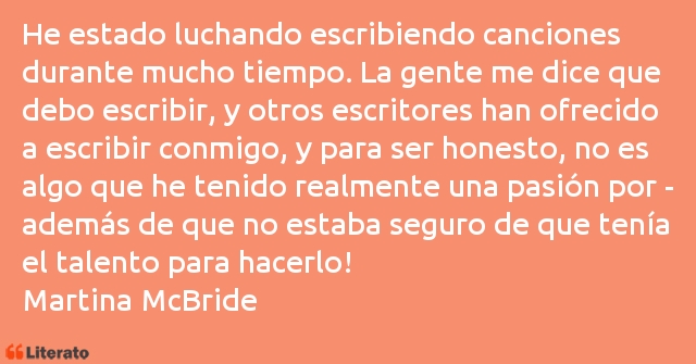 Frases de Martina McBride