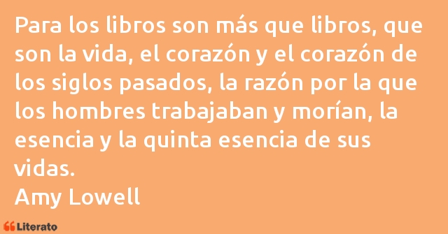 Frases de Amy Lowell