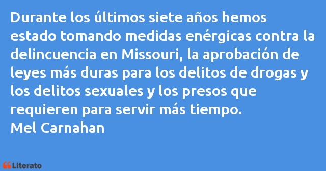 Frases de Mel Carnahan