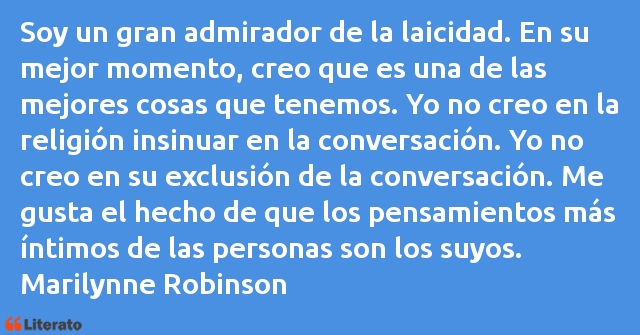 Frases de Marilynne Robinson