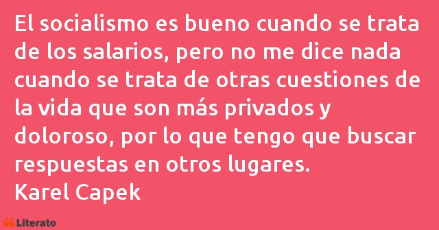 Frases de Karel Capek