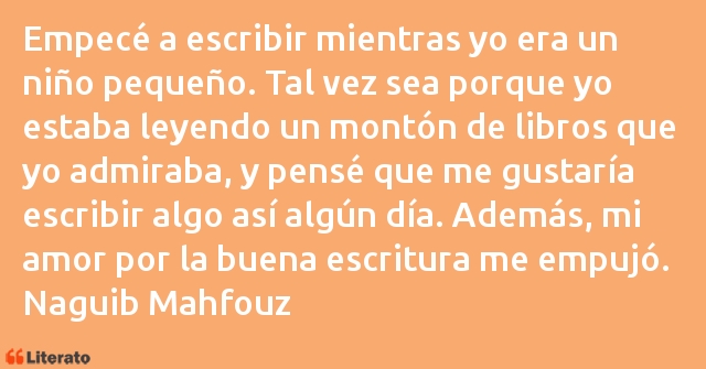 Frases de Naguib Mahfouz