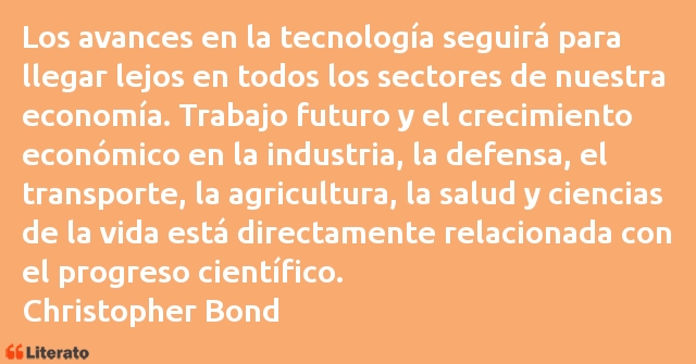 Frases de Christopher Bond