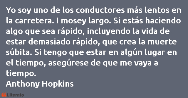 Frases de Anthony Hopkins