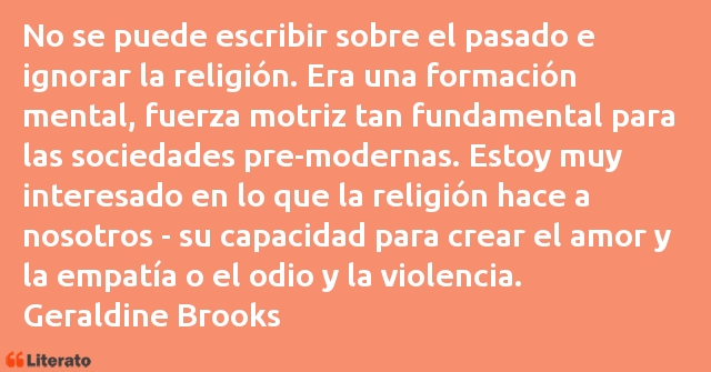 Frases de Geraldine Brooks