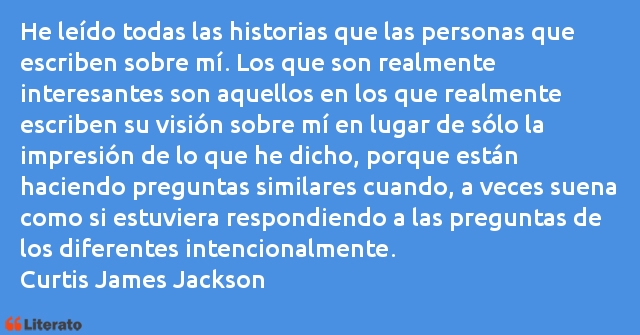 Frases de Curtis James Jackson