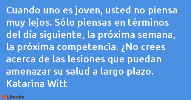 Frases de Katarina Witt