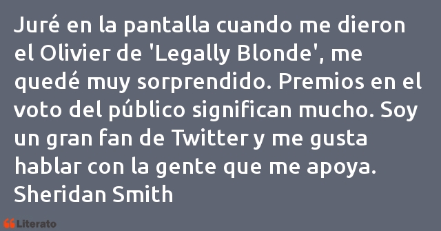 Frases de Sheridan Smith