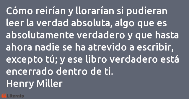 Frases de Henry Miller