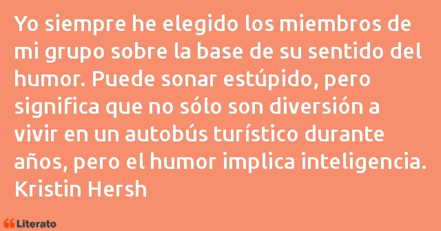 Frases de Kristin Hersh