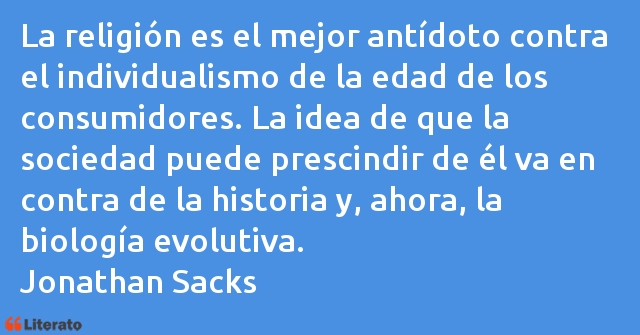 Frases de Jonathan Sacks