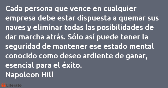 Frases de Napoleon Hill