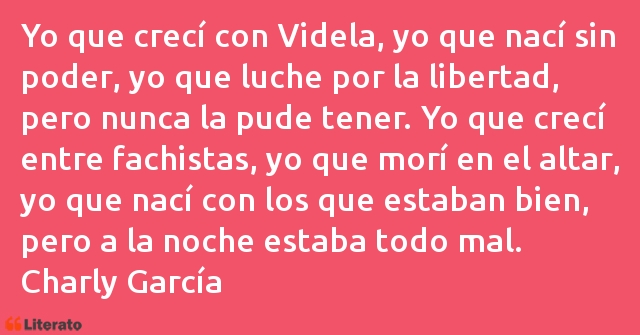 Frases de Charly García