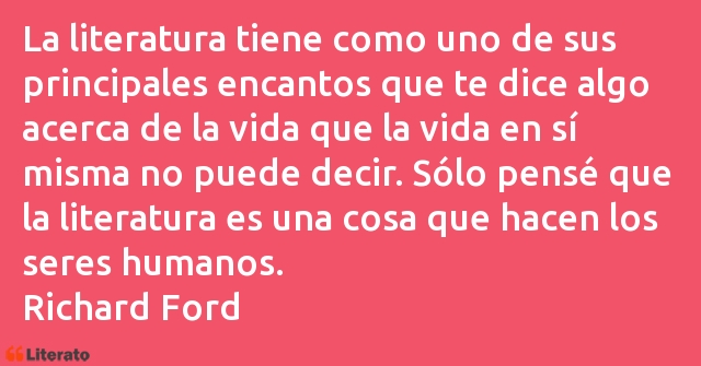 Frases de Richard Ford