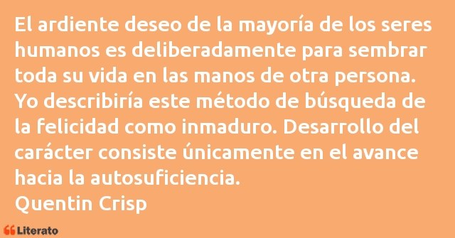 Frases de Quentin Crisp