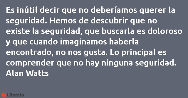 Frases de Alan Watts