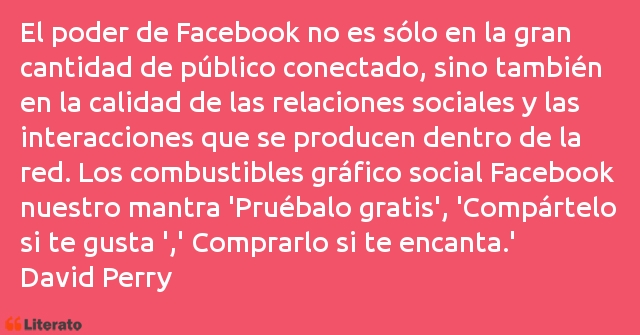 Frases de David Perry