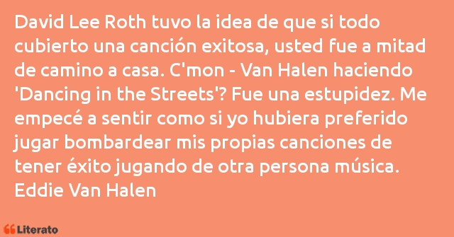 Frases de Eddie Van Halen