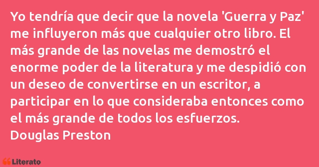 Frases de Douglas Preston