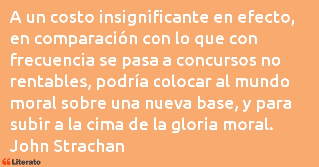 Frases de John Strachan