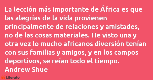 Frases de Andrew Shue