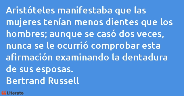 Frases de Bertrand Russell