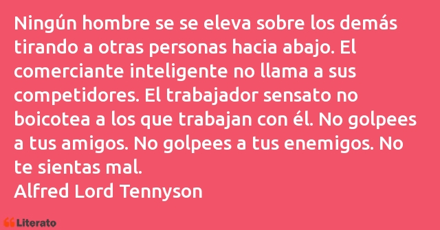 Frases de Alfred Lord Tennyson