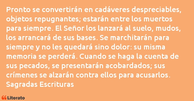 Frases de Sagradas Escrituras