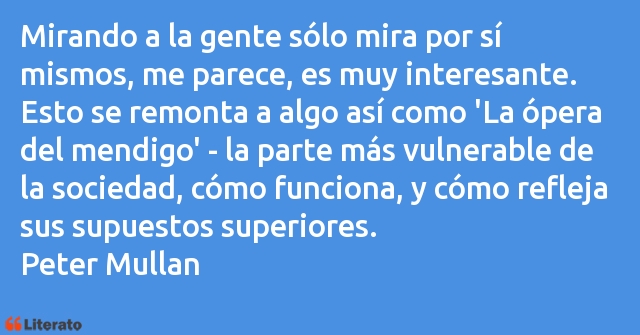 Frases de Peter Mullan