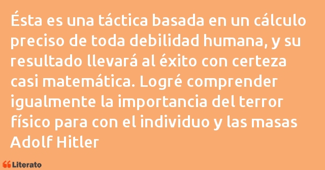 Frases de Adolf Hitler