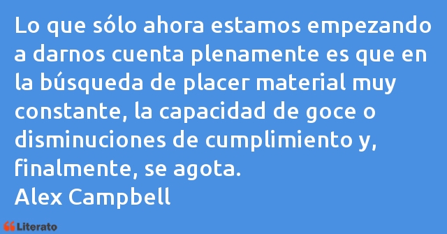 Frases de Alex Campbell