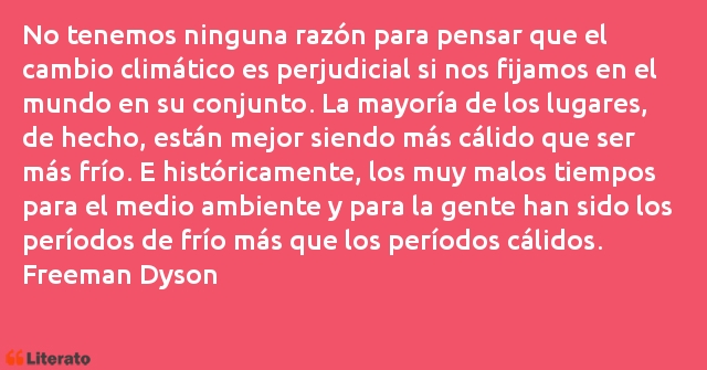 Frases de Freeman Dyson