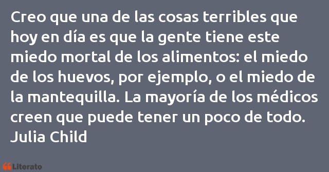 Frases de Julia Child