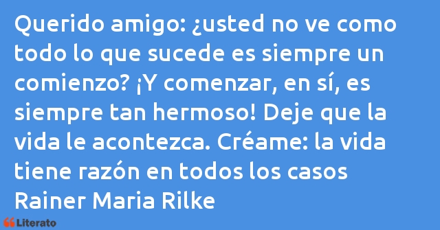 Frases de Rainer Maria Rilke