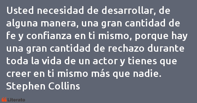 Frases de Stephen Collins