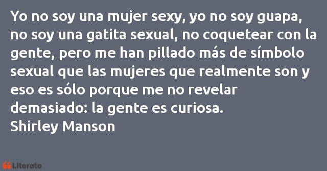 Frases de Shirley Manson