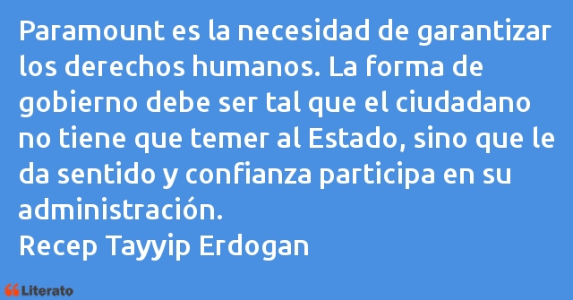 Frases de Recep Tayyip Erdogan