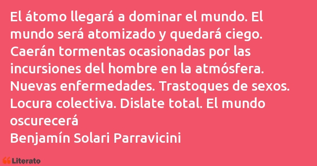Frases de Benjamín Solari Parravicini