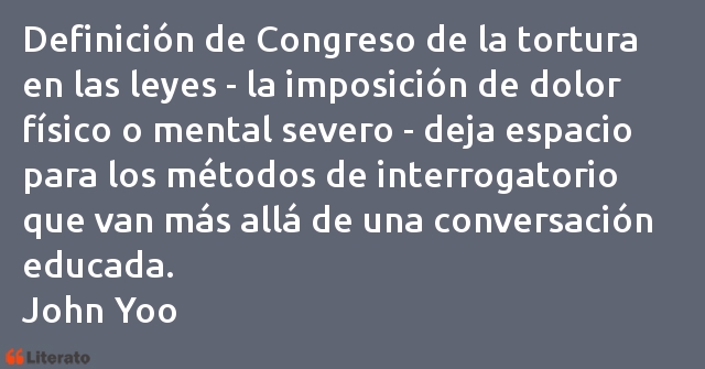 Frases de John Yoo