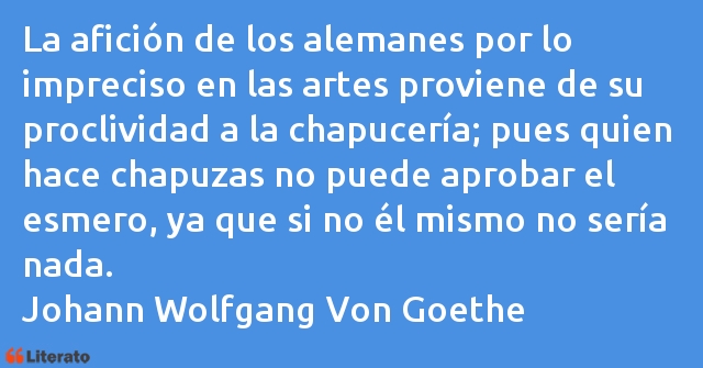 Frases de Johann Wolfgang Von Goethe