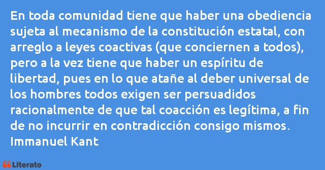 Frases de Immanuel Kant