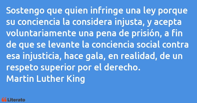 Frases de Martin Luther King