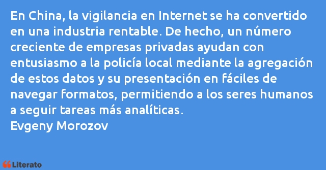 Frases de Evgeny Morozov