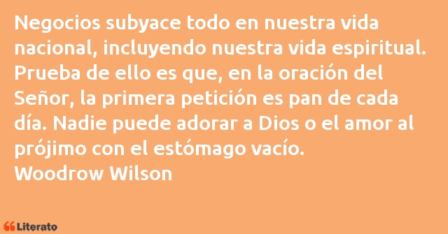 Frases de Woodrow Wilson
